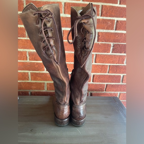 Bed Stu Manchester II Tall Lace Up Riding Leather Boot - Picture 3 of 9